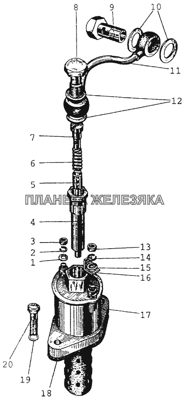 3707 Подогреватель электрофакельный МТЗ-80 (2002)